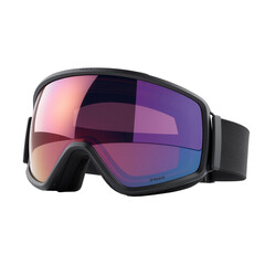 Ski goggles on transparent background