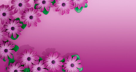 Lilac 3D Cartoon Render Background