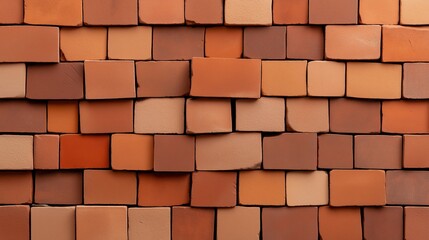 Obraz premium Rustic Brick Wall with Textured Surface and Classic Architectural Design