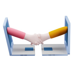 Colorful Handshake Bookends,  Unique and Fun Home Decor for Book Lovers