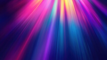 Abstract bright night city wallpaper with light rays. Landing page and website concept