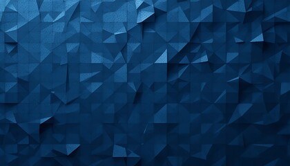 Fototapeta premium Abstract Blue Triangular Geometric Pattern Background