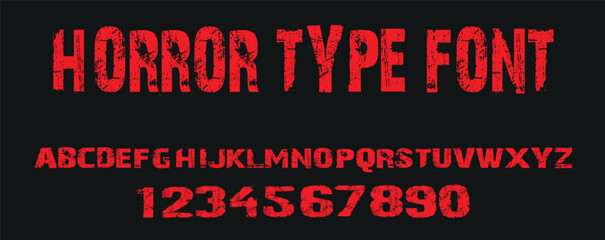  Horror dark lettering tattoo vector type font. grunge style Y2k type font with gothic pank rock and blood style signs and symbols. scary tattoo font vector icon