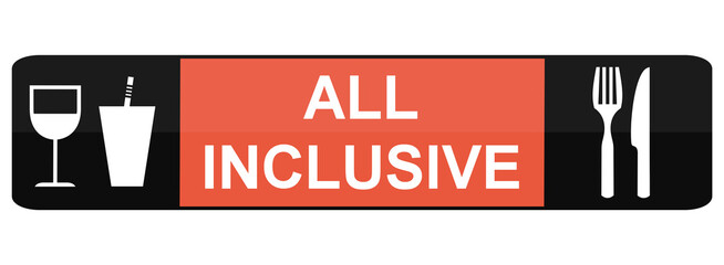 All Inclusive Banner zeigt Getränke und Essen inklusive