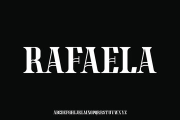 Display alphabet font vector design suitable for headline, poster, logo, magazine and many more