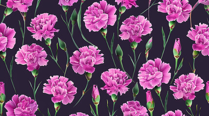 Red rose seamless pattern wallpaper