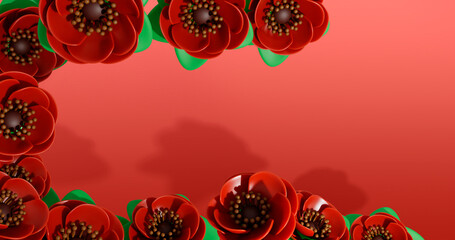 Poppy 3D Cartoon Render Background