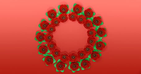 Poppy 3D Cartoon Render Background