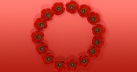 Poppy 3D Cartoon Render Background