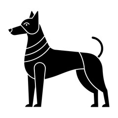 Black Dog Vector Design for Pet and Animal-Themed Projects