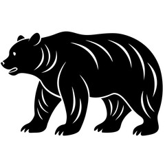 Bold Bear Vector Graphic - Perfect for Outdoor and Logo Projects