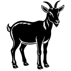 Realistic Goat Vector Design for Farming and Branding