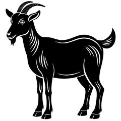Realistic Goat Vector Design for Farming and Branding