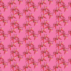 seamless pattern with flowers
