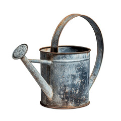 Curved Spout Metal Watering Can, sleek design, shiny finish, perfect for indoor plants, minimalist decor, versatile use in gardening