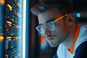 Focused it specialist monitoring server operations in modern data center, ensuring network stability and performance