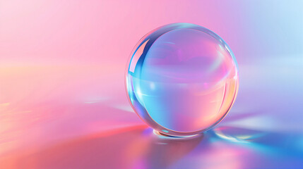 Abstract iridescent background design, 3d render