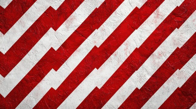 Minimalist Red and White Diagonal Pattern Design