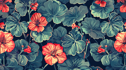 floral seamless pattern wallpaper