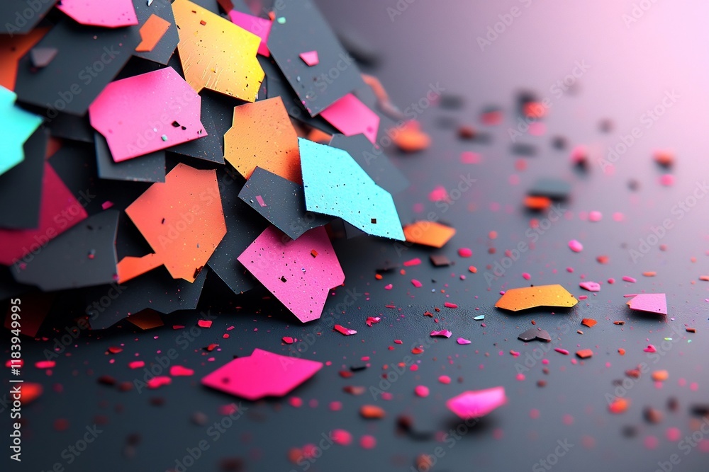 Poster mesmerizing holographic foil texture with captivating color shifting patterns shimmering prismatic f