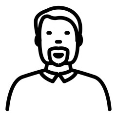 Bearded Man Icon