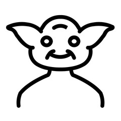 Alien with Big Ears Icon