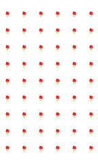 빨간꽃 패턴 이미지 red flower yellow garden