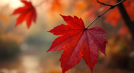red maple leaf