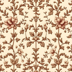 seamless pattern with flowers