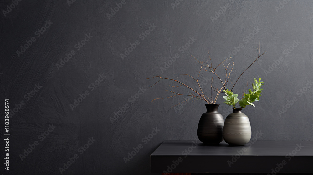 Aufkleber A dark paper texture with a matte finish, ideal for a black background podium display.