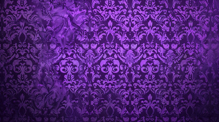purple violet floral pattern wallpaper
