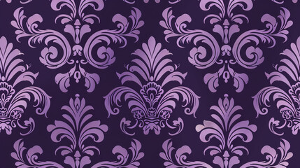purple violet floral pattern wallpaper