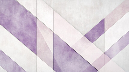 A modern geometric and minimalistic graphic design featuring a purple and white background for wallpaper.