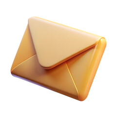 Envelope email. Postal letters Realistic 3d design In plastic cartoon style. Sending messages symbol