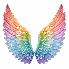 Obraz premium color wing transparent set