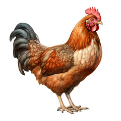Fototapeta premium Rustic Chicken Coop Clipart Vector Illustration