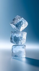 Stacked Ice Cubes