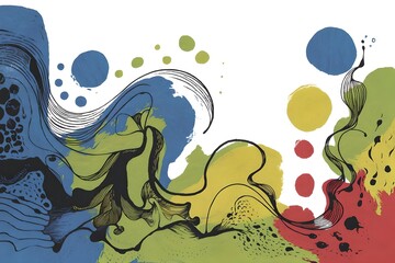 Fototapeta premium Abstract Ink Flow