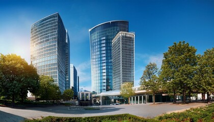 Tower 185 office building Tower 185, Gallus, Frankfurt am Main, Hesse, Germany, Europe