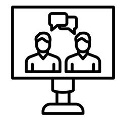 Digital Communication Icon