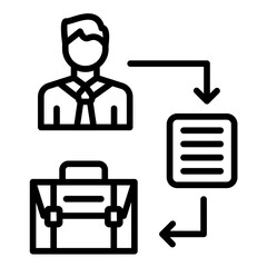 Hiring Process Icon