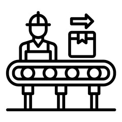 Manufacturing Process Icon