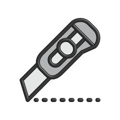 Cutter icon design template