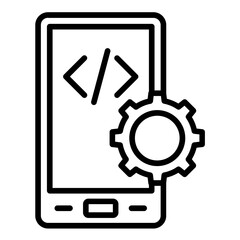 Mobile App Development Icon