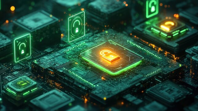 Secure server data protection digital network cybersecurity