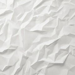 Obraz premium white crumpled paper texture background . generative ai 