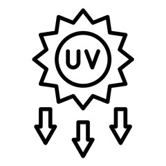 UV Light Source Icon