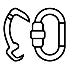 Climbing Protection Icon