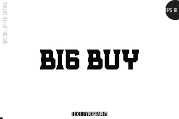 Special Offer Template Design Banner Typography Text Big Buy