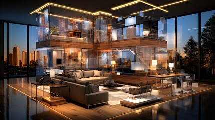 interior of church HD 8K wallpaper Stock Photographic Image